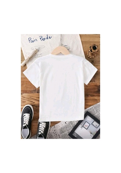Stil X Ramazan Bayramı Baskılı Kız Çocuk Tshirt, %100 Pamuklu Kumaş Beyaz-1