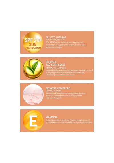 Cliniclab Onarıcı Dudak Bakım Lip Balm SPF20 20 ML