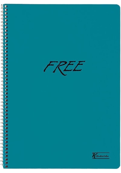 Keskin Color Free Defter A4 160 Yaprak Spiralli Plastik Kapak Çizgili 1 Adet