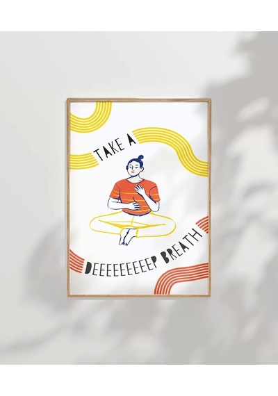 Çerçevesiz Poster Bir An Dur