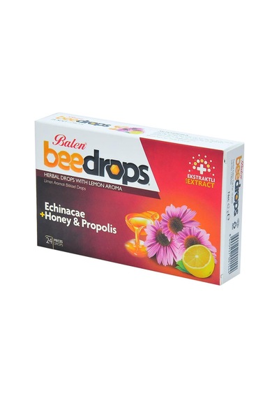 Balen Beedrops Limon Aromalı Drops 24 Adet Ekinezya Bal Propolis