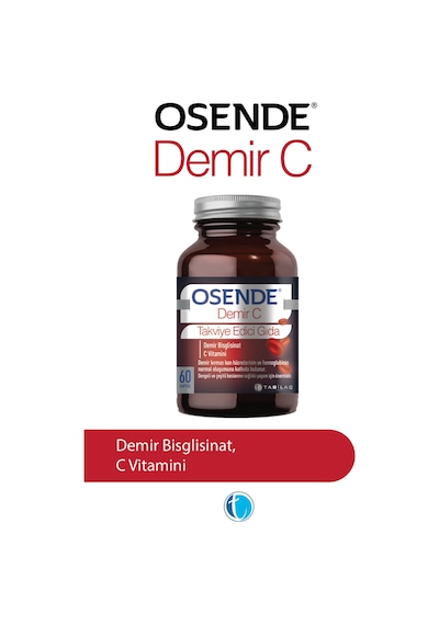 Osende Demir C - Demir Ester C Vitamini 60 Kapsül