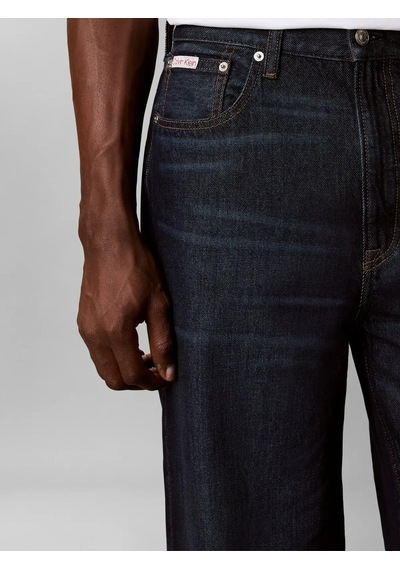 Calvin Klein Baggy Rebel Sapphıre, Ub2 Lacivert Erkek Kot Pantolon