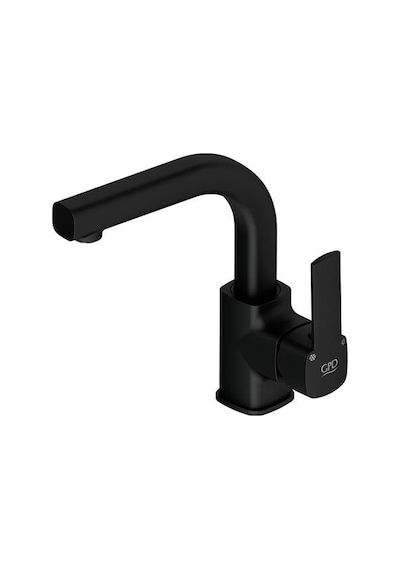 Gpd Pedra Tek Gövde Lavabo Bataryası Siyah Mtl160-S