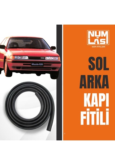 Mazda 626 Hatchback 1988-1991 Sol Arka Kapı Fitili-a Kalite-numlas-nm4177
