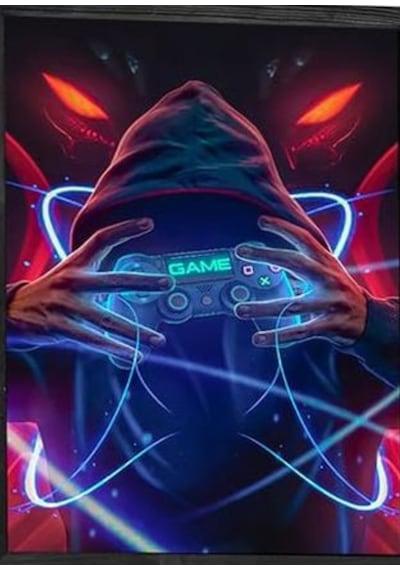 Gamer Oyuncu Odası Özel Kanvas Tablo Ölçü Seçmeyi Unutmayınız.