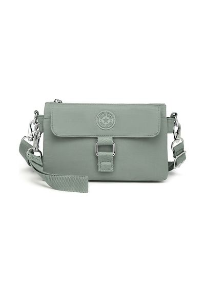 Smart Bags Günlük Minik Boy Su Geçirmez Krınkıl Kumaş Kadın Telefon Ve Postacı Çantası Yeşil