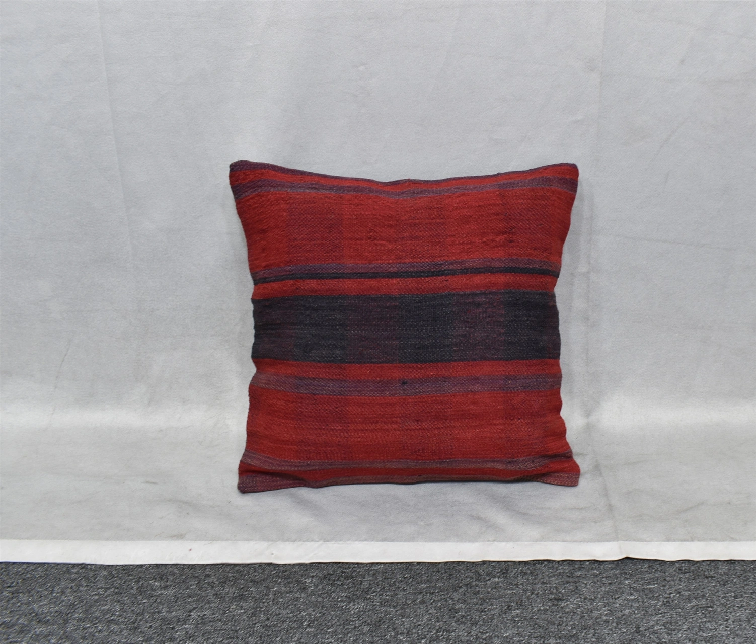 Zehra Abla Halı Yeni El Dokuma Dekoratif Kilim Kırlent Yastık Kılıfı 6532 Çok Renkli