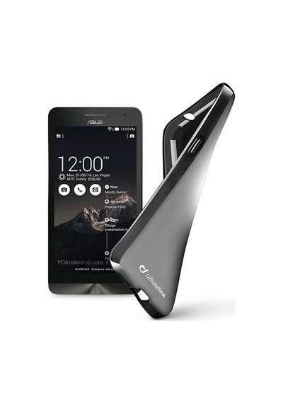Cellular Line Zenfone 6 İle Uyumlu Kılıf Shape Silikon Siyah Shapecphasuszen6k
