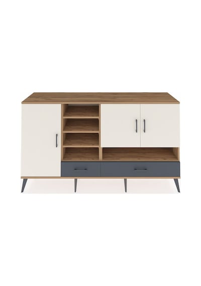 Hyperion Konsol 8 Raflı 2 Çekmeceli 3 Kapaklı 176x44x99 Çam-aytaş Çam-aytaşı/antrasit Hyperion Konsol 8 Raflı 2 Çekmeceli 3 Kapaklı 176x44x99 Çam-aytaş Çam-aytaşı/antrasit