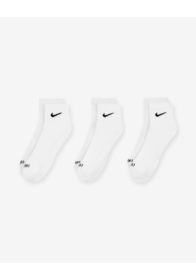 Nike Everyday Plus Destekli Antrenman Bilek Çorapları 3 Çift Beyaz Sx6890-100