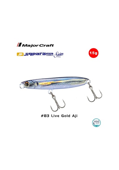 Major Craft Jigpara Micro Swim Jpmsw-15Gr 55Mm -83 Live Gold Aji