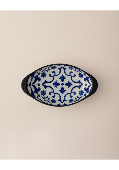 Madame Coco Reve Bleu Ellis Oval Tabak - 19 Cm - Mavi/beyaz 8684427225264 Çok Renkli