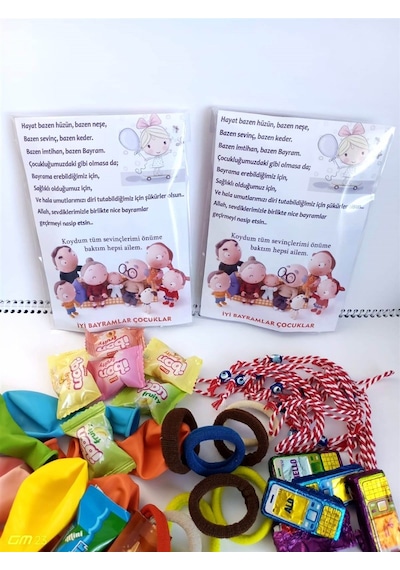 Ramazan Bayramı Kız Çocukları İçin Dağıtmalık Hediyeler 10 Paket