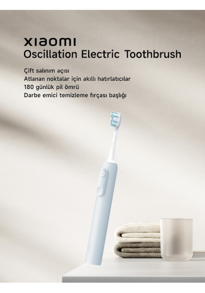 Xiaomi Electric Toothbrush Şarjlı Diş Fırçası Mavi
