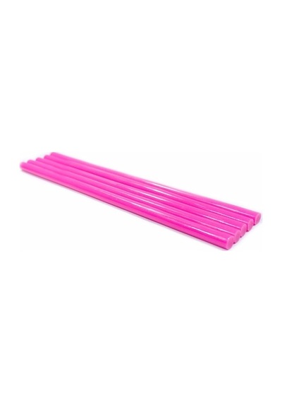 Mühür Mumu Simli Çubuk Sıcak Tutkal 7Mm X 18Cm 5 Li Pembe Renk