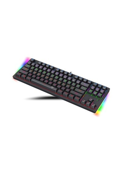 T-dagger Balı, T-tgk311-bl, Usb Kablolu, Türkçe Q, Rainbow Backlight, Blue Mekanik Switch, 87 Tuşlu, Gaming Klavye