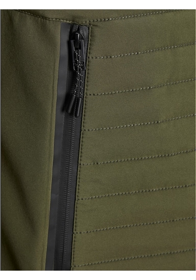 Jack & Jones Jack&Jones Kapüşonlu Yeşil Erkek Mont 12215938 Yeşil