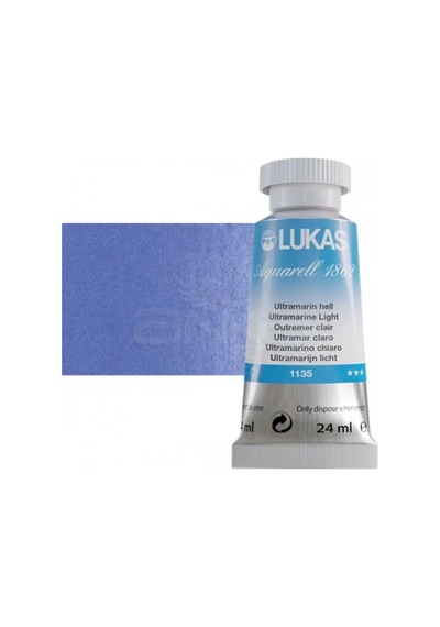 Lukas Aquarell 1862 Artist 24ml Sulu Boya 1135 Ultramarine Blue Light Seri 2 Diğer
