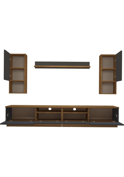 Decoraktiv Trendstyle 5220das Mdf Tv Ünitesi Tv Sehpası Pera - Antrasit