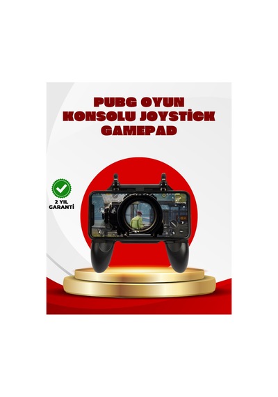 Pubg Mobile Uyumlu Joystick Ve Parmak Tetikli Oyun Gamepadi Çok renkli