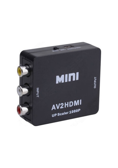 Rca To Hdmı Tos Av Çevirici Dönüştürücü Av Video Adaptor Tüplü Tv