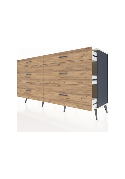 Hyperion Konsol 6 Çekmeceli 176x44x99 Antrasit-aytaşı/çam Antrasıt/aytası - Antrasıt Hyperion Konsol 6 Çekmeceli 176x44x99 Antrasit-aytaşı/çam Antrasıt/aytası - Antrasıt