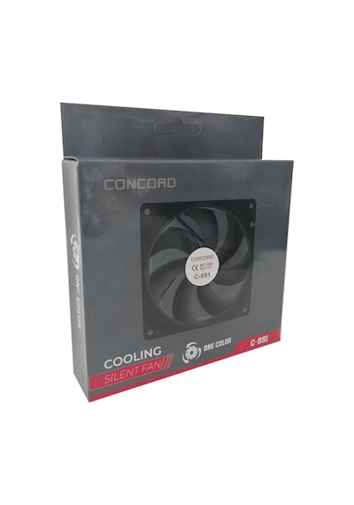 Concord C 891 12Cm Kasa Fanı 7 Kanatlı 4 Pin Concord C 891 12Cm Kasa Fanı 7 Kanatlı 4 Pin