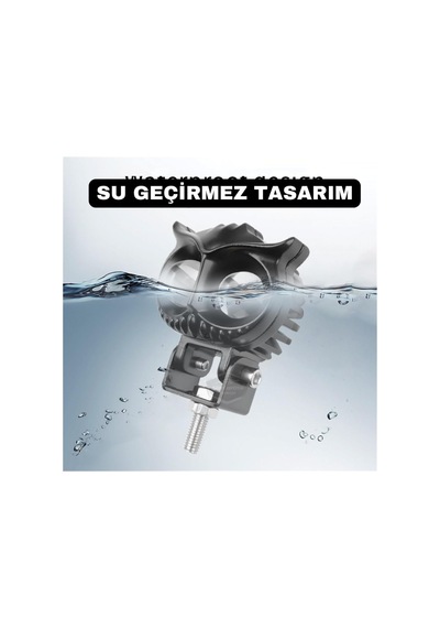 Şüscaroto Aksesuar Baykuş Sis Farı Çift Renk Sarı-beyaz Araç Motosiklet Off Road Led 50w Metal Çalışma Lambas