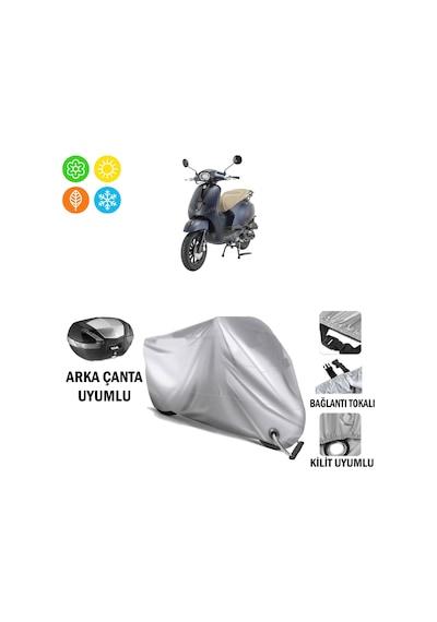 Mondial Wing 50 Cc Scooter Branda Motosiklet Brandası Arka Çanta Bağlantı,kilit Uyumlu