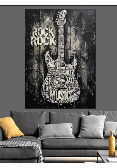 Ahşap Tablo Punk Rock Müzik Sözleri