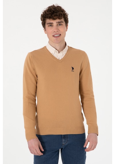U.S. Polo Assn. Erkek Camel Basic Kazak 50288881-VR015