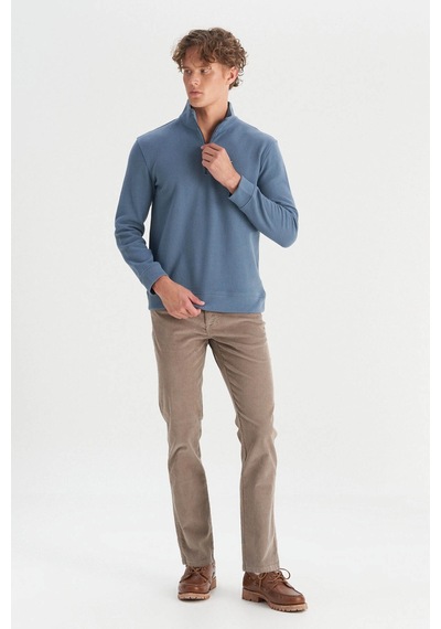 Wrangler Regular Fit Petrol Erkek Sweatshirt W2520532405 Petrol