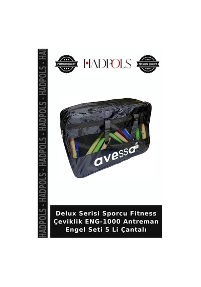 Delux Serisi Sporcu Fitness Çeviklik Eng-1000 Antreman Engel Seti 5 Li Çantalı Belirtilmemiş