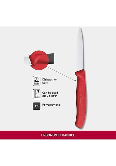 Victorinox 4 Adet Kırmızı Bıçak Set Kırmızı