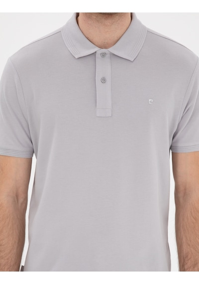 Pierre Cardin Erkek Açık Gri Tişört Basic 50302561-vr001 Açik Gri