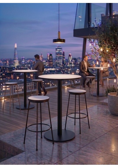 Matte Prime Beyaz Yuvarlak Kompakt Laminant 102cm Bistro Metal Masa - Cafe, Otel, Restoran Masası Matte Prime Beyaz Yuvarlak Kompakt Laminant 102cm Bistro Metal Masa - Cafe, Otel, Restoran Masası