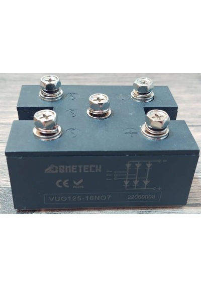 Bmetech Vuo125-16no7 ,1600v/125a 3-faz Köprü Diyot