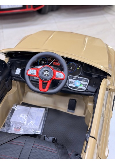 Audi Akülü Araba 0-6 Yaş Özel Plaka Hediye Bej