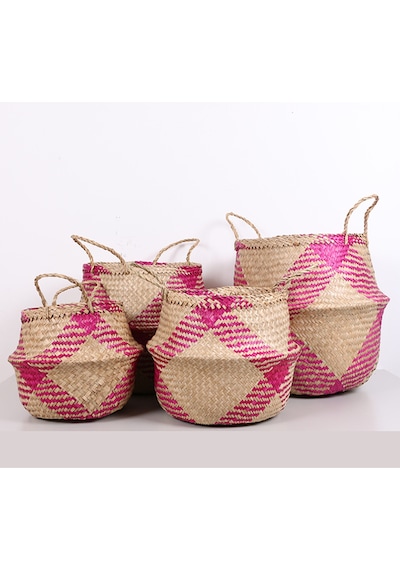 Fuşya 35x30 Cm. L Katlanabilir Sepet Mix
