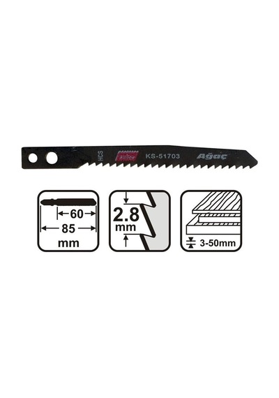 Knısaw Ks-51703 Dekopaj Testeresi Ağaç Için 5'Li Paket