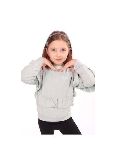 Toontoy Kız Çocuk Sweatshirt Gülkurusu