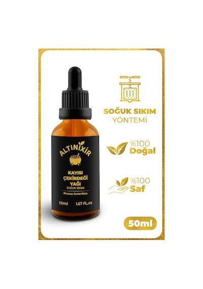 Kayısı Çekirdeği Yağı Soğuk Sıkım 50ml 50 ML