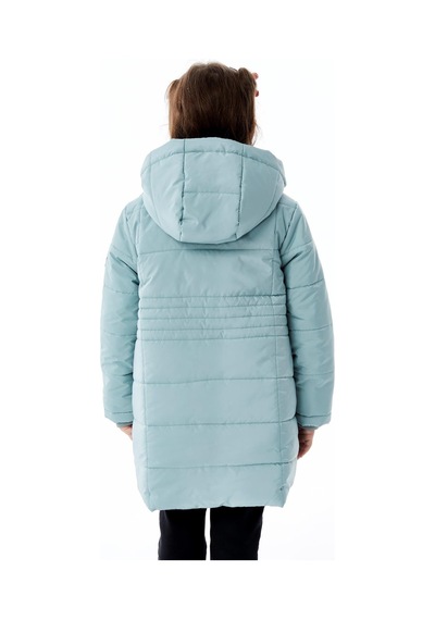 Benitto Kids Kız Çocuk Kapüşonlu Kışlık Şişme Mont 51355 Yeşil