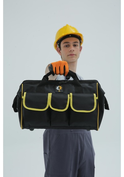 Monte Repairbag Mnt2001t 17inç 10'lu Kumaş El Alet Teknisyen Çantası Sarı