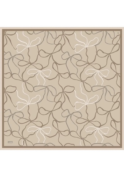Belli Saf Twill İipek Eşarp 4113d Latte
