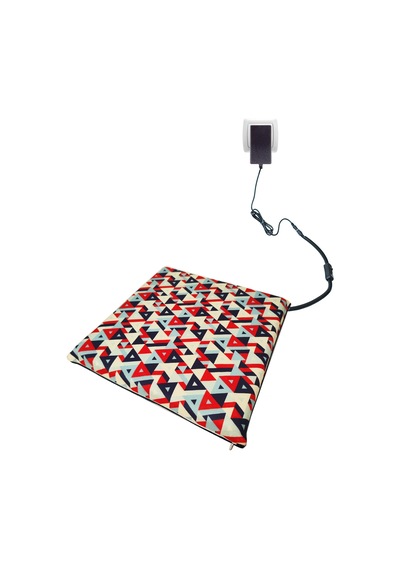 Kedi Minderi Isıtmalı Model 45x45cm 12v Adaptörlü Su Geçirmez Kdtes61