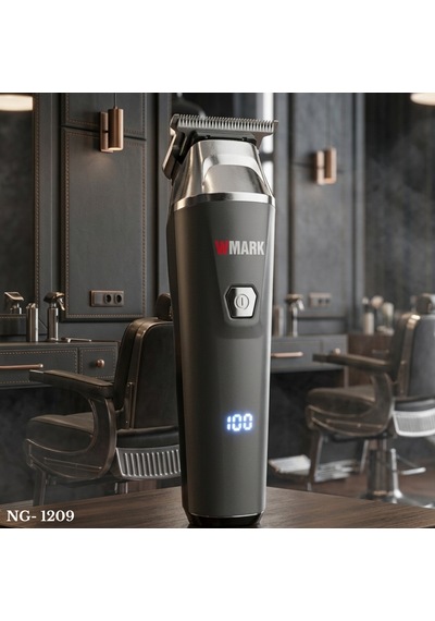 Wmark Ng-1209 Şarjlı Detail Trimmer 7000 Rpm 1200 Mah Profesyonel T Blade Tıraş Makinesi 3 saat