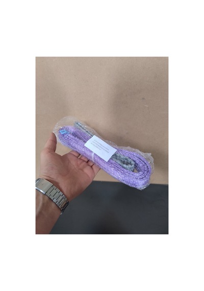 Klc 1 Ton 2 Metre Lila Renk Sapan Polyester Spanzet Sağlam Yük Kaldırma Taşıma İndirme Halat 1t2m Klc 1 Ton 2 Metre Lila Renk Sapan Polyester Spanzet Sağlam Yük Kaldırma Taşıma İndirme Halat 1t2m