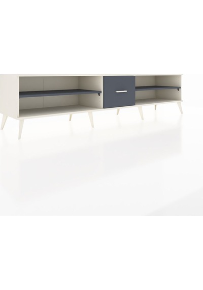 Hyperion Tv Ünitesi 2 Raflı Tek Çekmeceli 220x44x51 Aytaşı-antrasit Antrasıt/antrasıt - Aytası Hyperion Tv Ünitesi 2 Raflı Tek Çekmeceli 220x44x51 Aytaşı-antrasit Antrasıt/antrasıt - Aytası